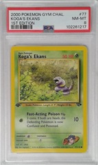 V1735: 2000: Koga's Ekans: 77/132: 1ST Edition: Gym Challenge: PSA: 8: NM-MT: 102261217